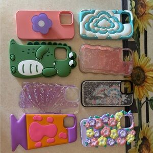 Various IPhone 15 phone cases